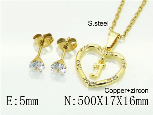 BC Wholesale Jewelry Sets 316L Stainless Steel Jewelry Earrings Pendants Sets NO.#BC54S0621NLQ