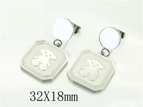 BC Wholesale Earrings Jewelry Stainless Steel Earrings Studs NO.#BC80E0738MS