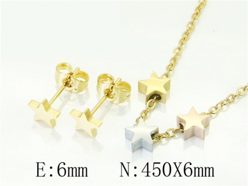 BC Wholesale Jewelry Sets 316L Stainless Steel Jewelry Earrings Pendants Sets NO.#BC34S0154LLX