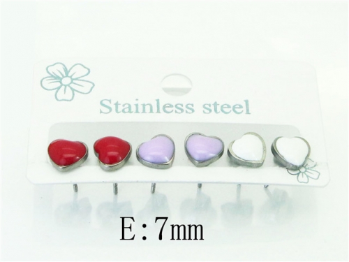 BC Wholesale Earrings Jewelry Stainless Steel Earrings Studs NO.#BC54E0169NL