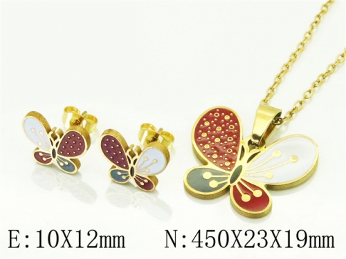 BC Wholesale Jewelry Sets 316L Stainless Steel Jewelry Earrings Pendants Sets NO.#BC34S0135MR