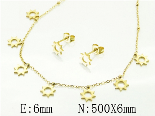 BC Wholesale Jewelry Sets 316L Stainless Steel Jewelry Earrings Pendants Sets NO.#BC34S0168MZ