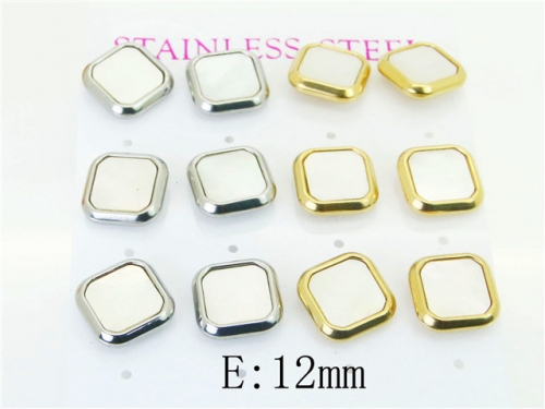 BC Wholesale Earrings Jewelry Stainless Steel Earrings Studs NO.#BC59E1209IKL