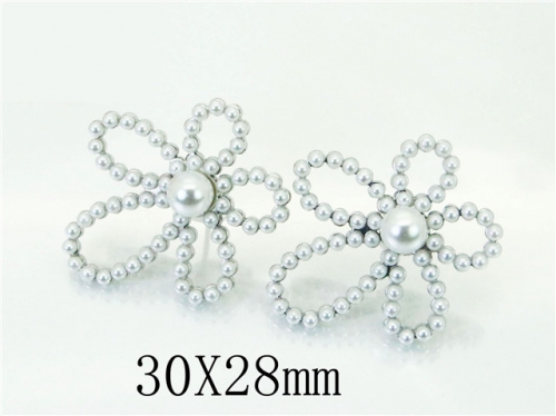 BC Wholesale Earrings Jewelry Stainless Steel Earrings Studs NO.#BC32E0430HNS