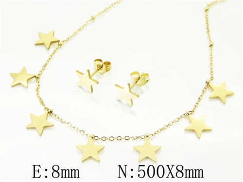 BC Wholesale Jewelry Sets 316L Stainless Steel Jewelry Earrings Pendants Sets NO.#BC34S0167MB