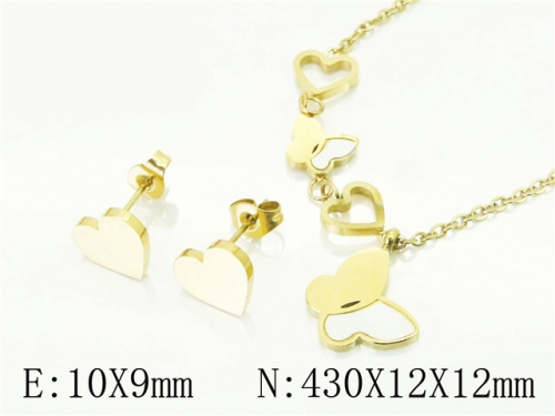 BC Wholesale Jewelry Sets 316L Stainless Steel Jewelry Earrings Pendants Sets NO.#BC09S0013HID