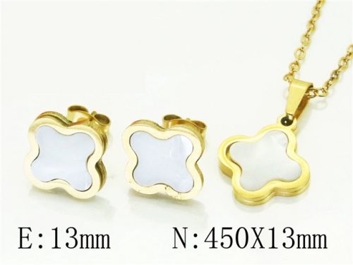 BC Wholesale Jewelry Sets 316L Stainless Steel Jewelry Earrings Pendants Sets NO.#BC65S0224KLR