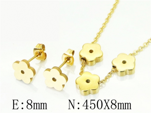 BC Wholesale Jewelry Sets 316L Stainless Steel Jewelry Earrings Pendants Sets NO.#BC34S0149LLS