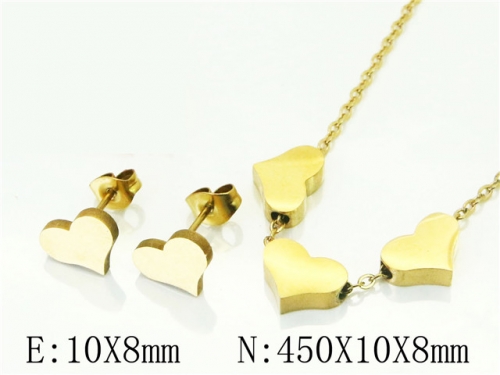 BC Wholesale Jewelry Sets 316L Stainless Steel Jewelry Earrings Pendants Sets NO.#BC34S0143LL