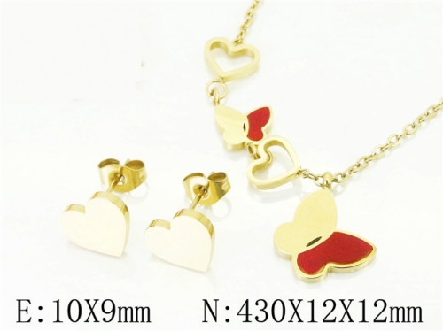 BC Wholesale Jewelry Sets 316L Stainless Steel Jewelry Earrings Pendants Sets NO.#BC09S0015HIW