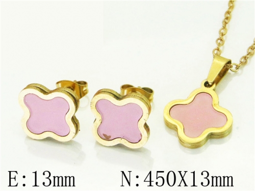 BC Wholesale Jewelry Sets 316L Stainless Steel Jewelry Earrings Pendants Sets NO.#BC65S0227KLR