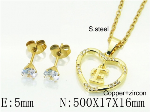 BC Wholesale Jewelry Sets 316L Stainless Steel Jewelry Earrings Pendants Sets NO.#BC54S0616NLE