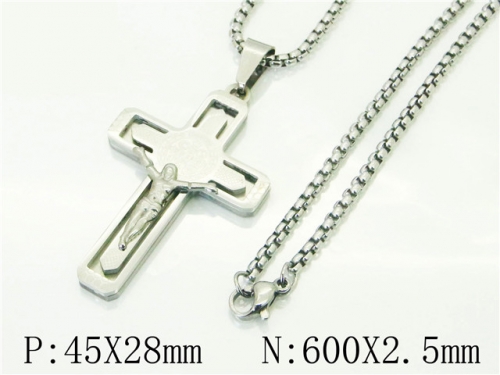 BC Wholesale Necklace Jewelry Stainless Steel 316L Necklace NO.#BC09N1424HDD