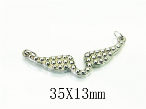 BC Wholesale DIY Jewelry Stainless Steel 316L Bead Charm Pendants Fittings NO.#BC54A0027ILG