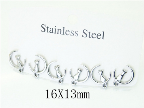 BC Wholesale Earrings Jewelry Stainless Steel Earrings Studs NO.#BC54E0173HHW