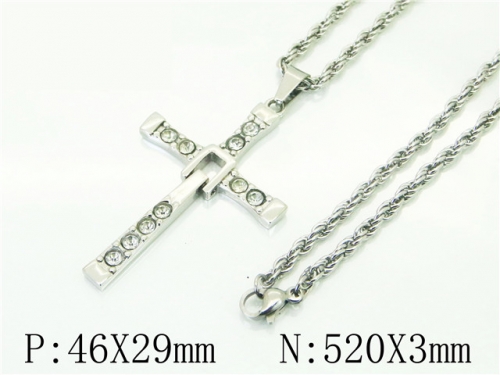 BC Wholesale Necklace Jewelry Stainless Steel 316L Necklace NO.#BC74N0007NL