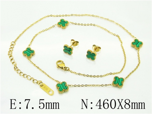 BC Wholesale Jewelry Sets 316L Stainless Steel Jewelry Earrings Pendants Sets NO.#BC32S0109HLE