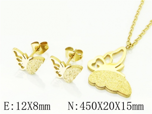 BC Wholesale Jewelry Sets 316L Stainless Steel Jewelry Earrings Pendants Sets NO.#BC34S0162KLW