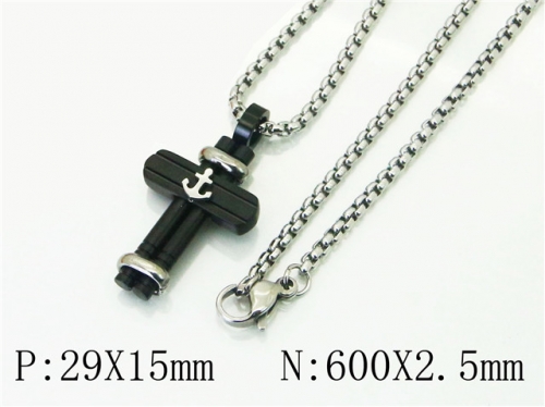 BC Wholesale Necklace Jewelry Stainless Steel 316L Necklace NO.#BC41N0121HMB