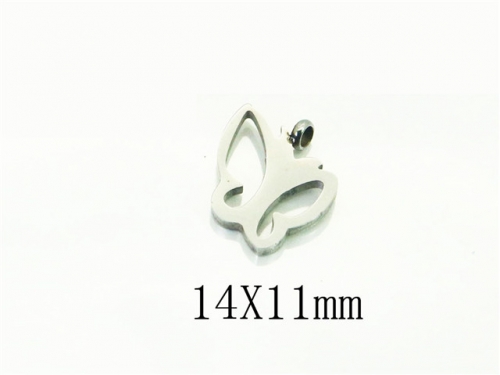 BC Wholesale DIY Jewelry Stainless Steel 316L Bead Charm Pendants Fittings NO.#BC54A0024HLB