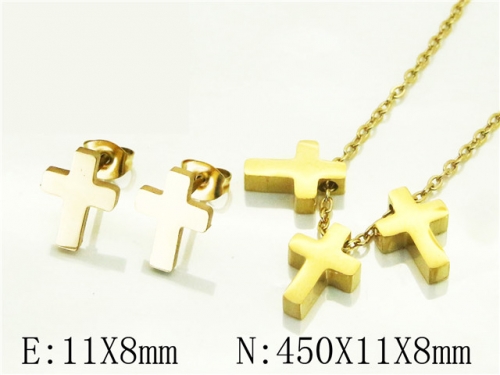 BC Wholesale Jewelry Sets 316L Stainless Steel Jewelry Earrings Pendants Sets NO.#BC34S0144LLZ