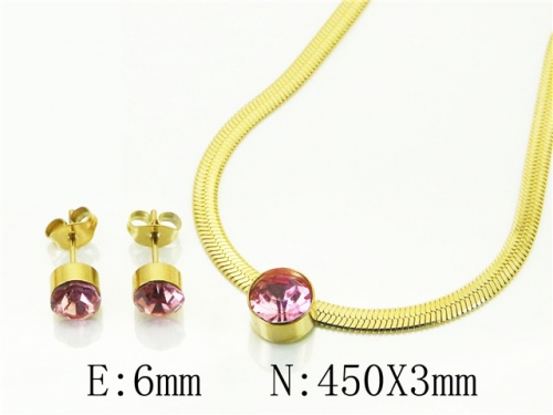 BC Wholesale Jewelry Sets 316L Stainless Steel Jewelry Earrings Pendants Sets NO.#BC34S0126KQ