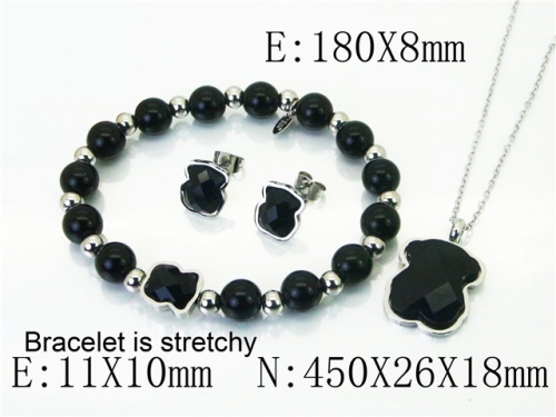 BC Wholesale Jewelry Sets 316L Stainless Steel Jewelry Earrings Pendants Sets NO.#BC21S0393JHW