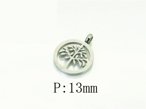 BC Wholesale DIY Jewelry Stainless Steel 316L Bead Charm Pendants Fittings NO.#BC54A0022HLW