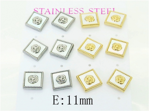 BC Wholesale Earrings Jewelry Stainless Steel Earrings Studs NO.#BC59E1190IKL