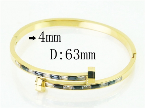 BC Wholesale Bangles Jewelry Stainless Steel 316L Bangle NO.#BC80B1621HKS