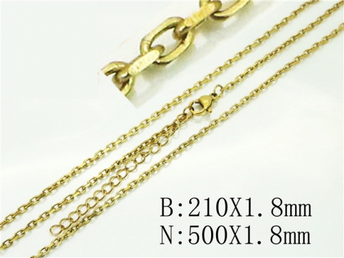 BC Wholesale Jewelry Sets Stainless Steel 316L Necklace & Bracelet Set NO.#BC70S0514KW