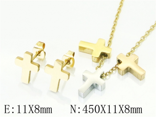 BC Wholesale Jewelry Sets 316L Stainless Steel Jewelry Earrings Pendants Sets NO.#BC34S0150LLD