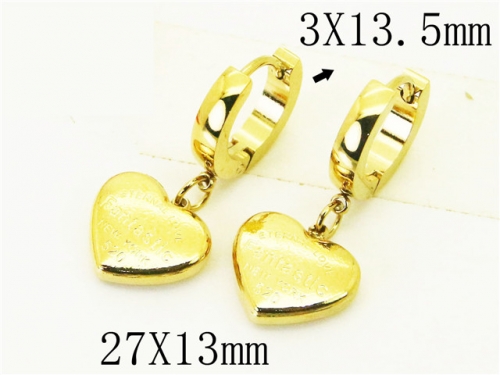 BC Wholesale Earrings Jewelry Stainless Steel Earrings Studs NO.#BC24E0071LW