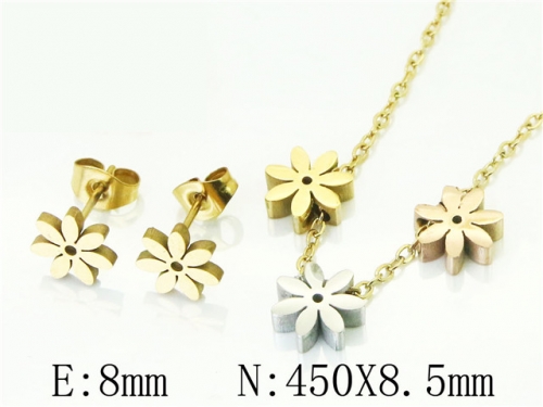 BC Wholesale Jewelry Sets 316L Stainless Steel Jewelry Earrings Pendants Sets NO.#BC34S0138LLE