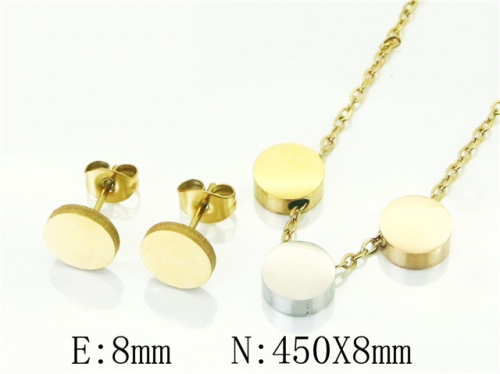 BC Wholesale Jewelry Sets 316L Stainless Steel Jewelry Earrings Pendants Sets NO.#BC34S0153LLC