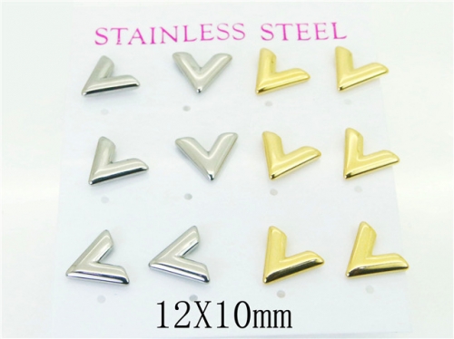 BC Wholesale Earrings Jewelry Stainless Steel Earrings Studs NO.#BC59E1196HJL