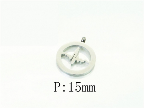 BC Wholesale DIY Jewelry Stainless Steel 316L Bead Charm Pendants Fittings NO.#BC54A0023HLD