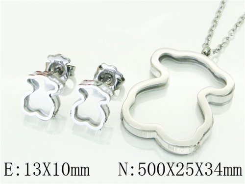 BC Wholesale Jewelry Sets 316L Stainless Steel Jewelry Earrings Pendants Sets NO.#BC90S0203HMS