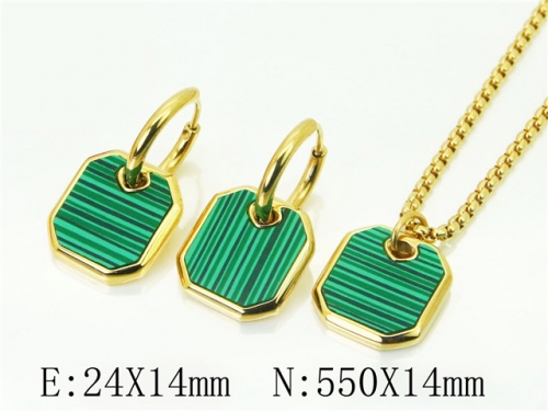 BC Wholesale Jewelry Sets 316L Stainless Steel Jewelry Earrings Pendants Sets NO.#BC06S1121HMW