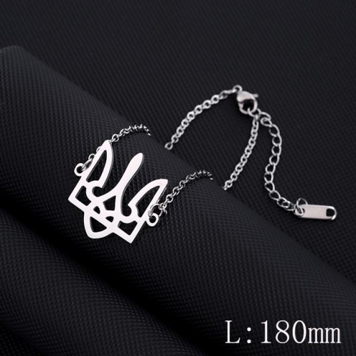 BC Wholesale Map Bracelets Jewelry Stainless Steel 316L Bracelets NO.#YJ009B0012