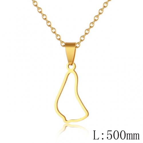 BC Wholesale Map Necklace Jewelry Stainless Steel 316L Necklace NO.#YJ009N0707