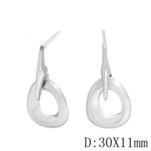 BC Wholesale 925 Sterling Silver Jewelry Earrings Good Quality Earrings NO.#925J11E491