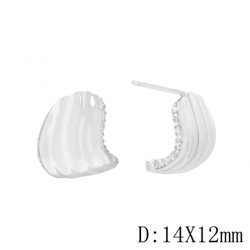 BC Wholesale 925 Sterling Silver Jewelry Earrings Good Quality Earrings NO.#925J11EA405