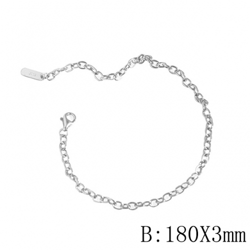 BC Wholesale 925 Silver Bracelet Jewelry Fashion Silver Bracelet NO.#925J11BA064