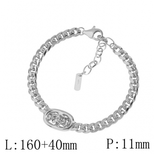BC Wholesale 925 Silver Bracelet Jewelry Fashion Silver Bracelet NO.#925J11BA054