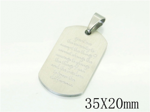 BC Wholesale Pendants Jewelry Stainless Steel 316L Jewelry Fashion Pendant NO.#BC59P1115LLX