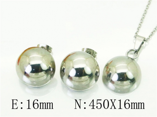 BC Wholesale Jewelry Sets 316L Stainless Steel Jewelry Earrings Pendants Sets NO.#BC12S1301OQ