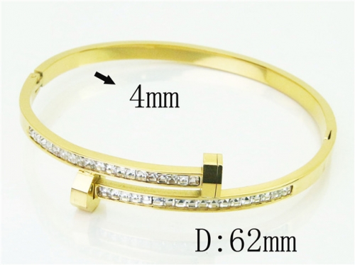 BC Wholesale Bangles Jewelry Stainless Steel 316L Bangle NO.#BC80B1661HKS