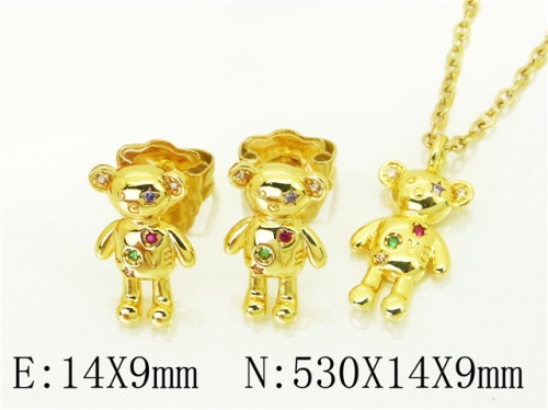 BC Wholesale Jewelry Sets 316L Stainless Steel Jewelry Earrings Pendants Sets NO.#BC90S0216IND