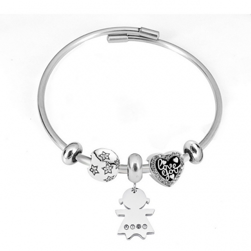 BC Wholesale Fashion Bangle Stainless Steel 316L Bracelet NO.#SF4BC175029